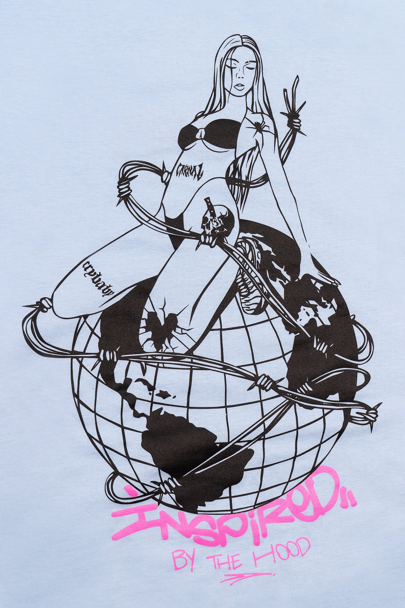 “Crybaby” Soft Blue Tee