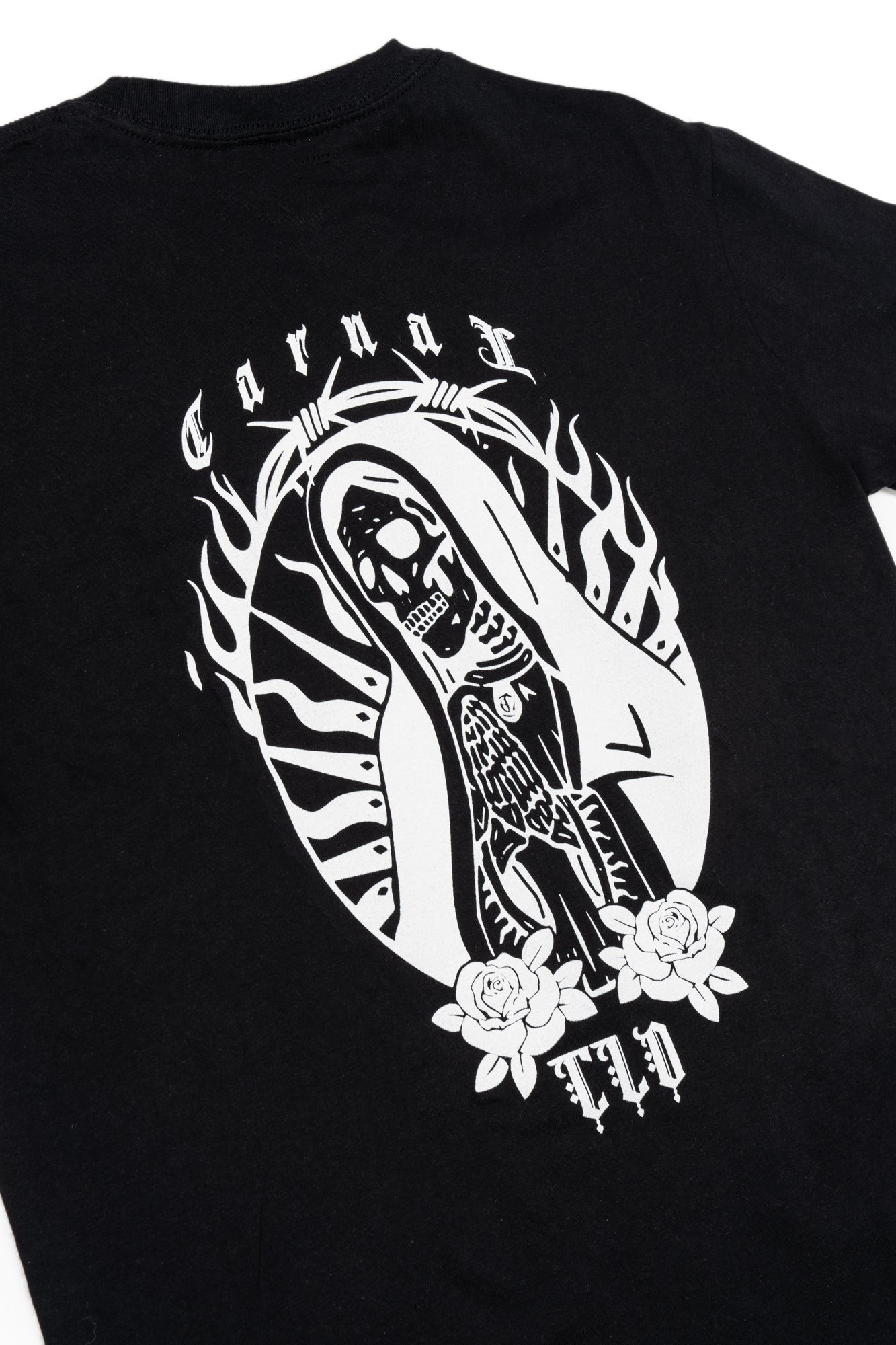 Santa Muerte Black Tee