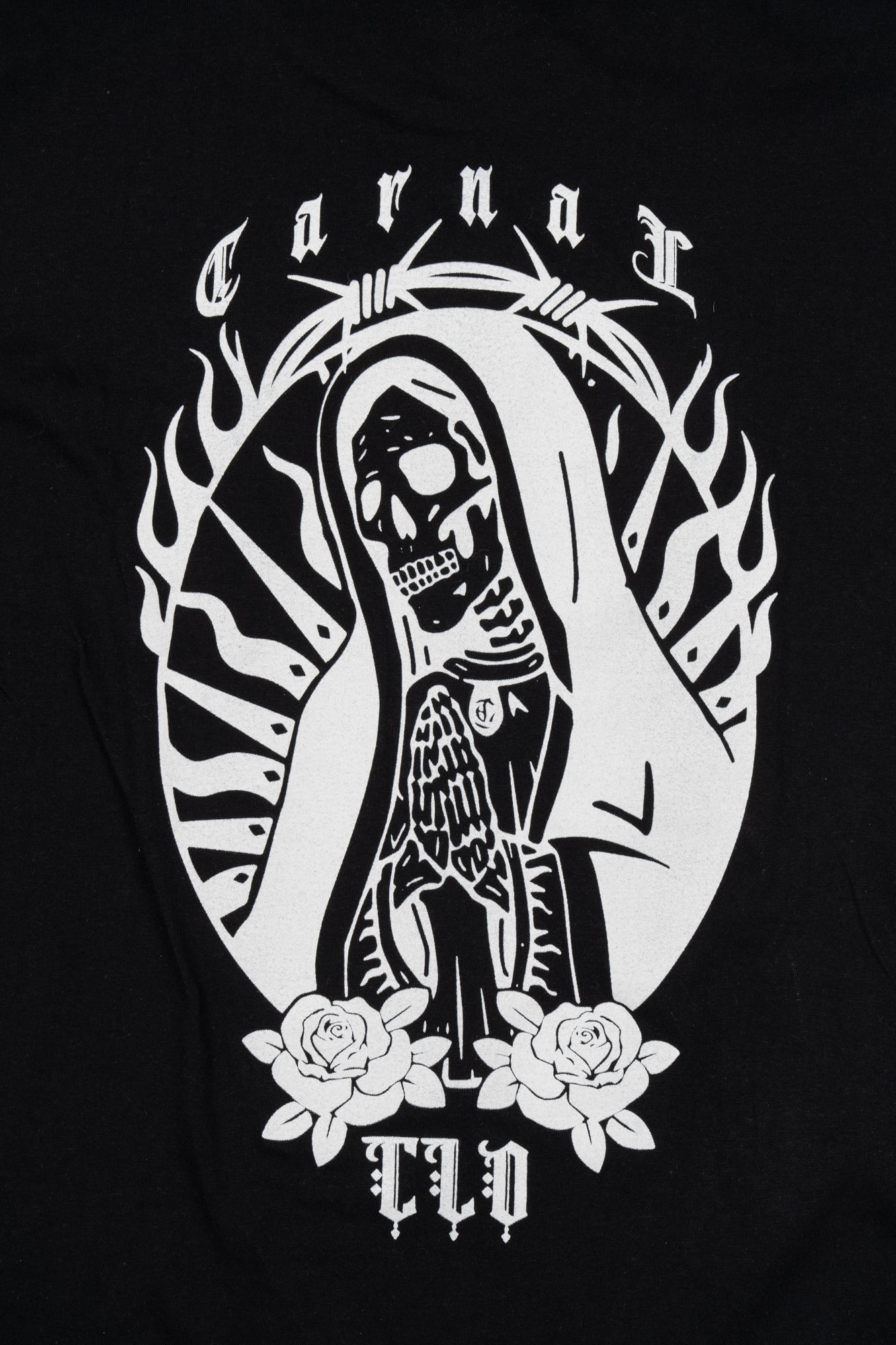 Santa Muerte Black Tee