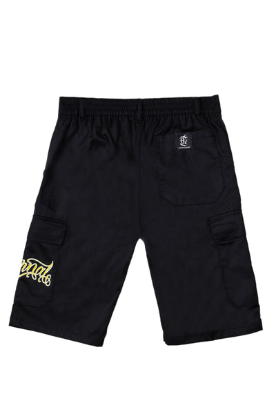 Black Cargo shorts